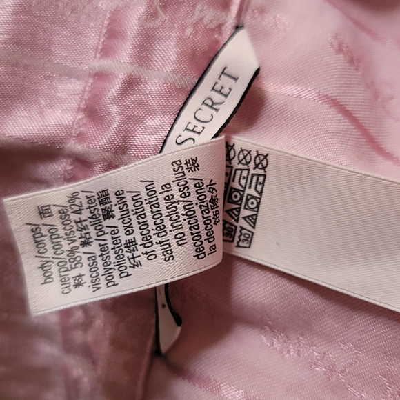 VICTORIA'S SECRET Pajamas Set Rose Pink sz S - Picture 8 of 9